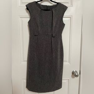 Connected Apparel Grey Shift Dress